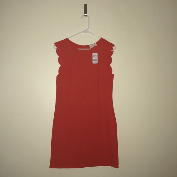 Everly Dresses & Skirts - Everly Scallop Trim Dress